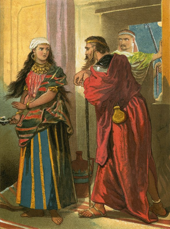 Rahab and the Spies by English School