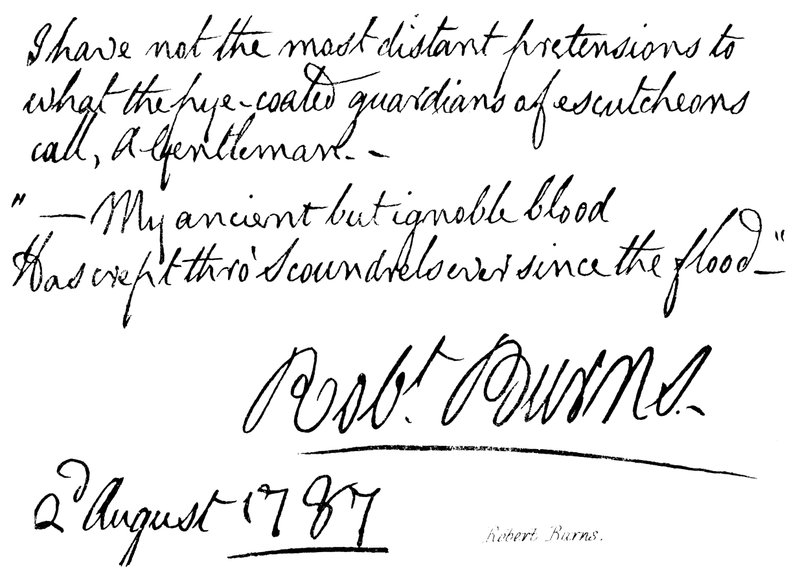 Robert Burns by English School