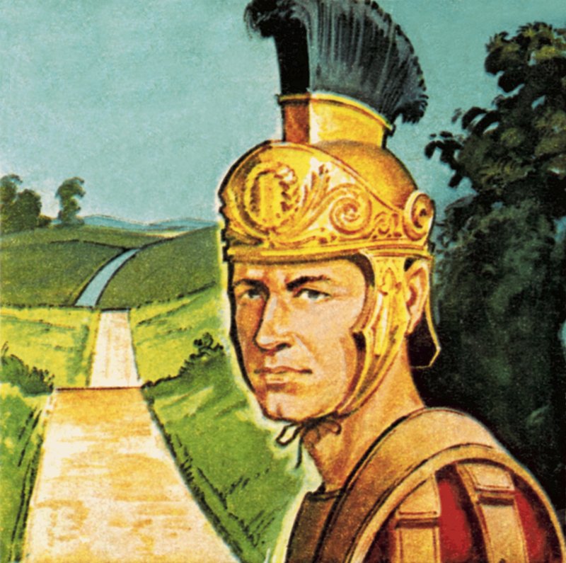 Roman Roads by English School