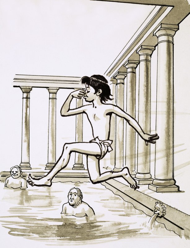 Roman baths by English School