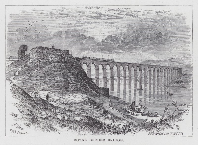 Royal Border Bridge by English School