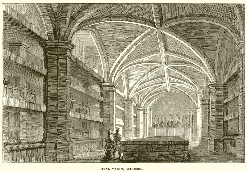 Royal Vault, Windsor by English School
