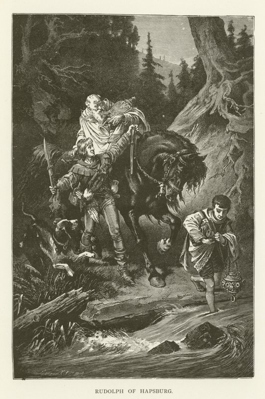 Rudolph of Habsburg by English School