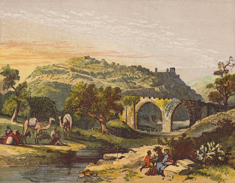 Ruins of Samaria by English School
