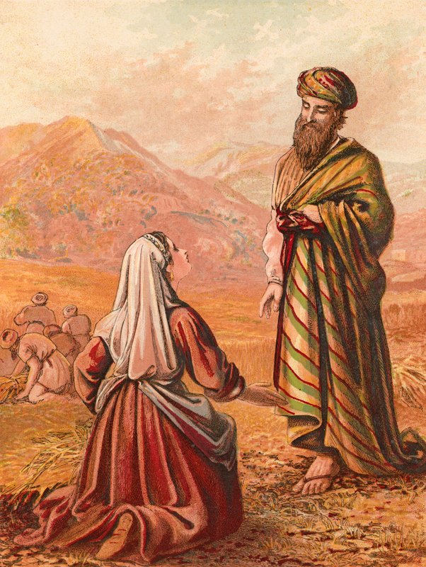 Ruth and Boaz by English School