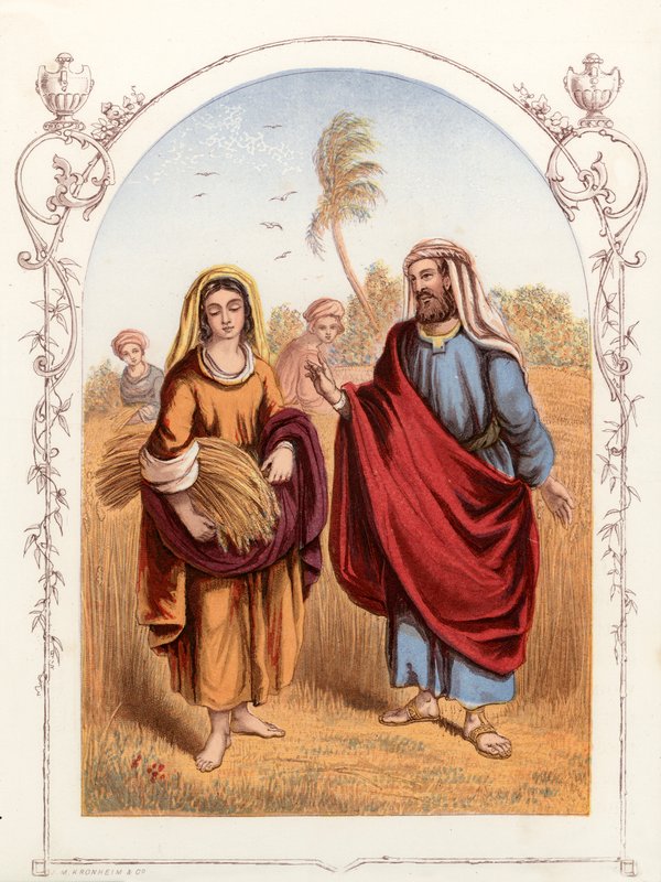 Ruth and Boaz by English School