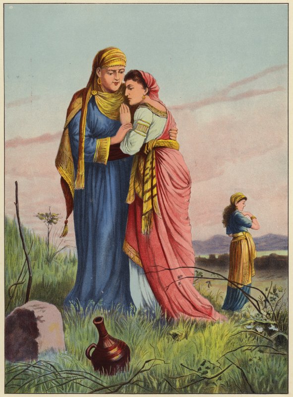Ruth and Naomi by English School