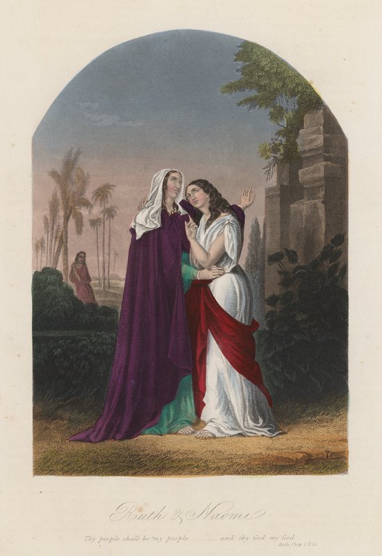 Ruth and Naomi by English School