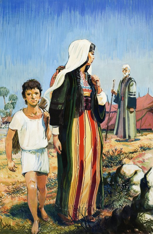Sarah and Isaac by English School
