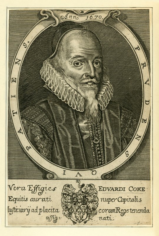 Sir Edward Coke by English School