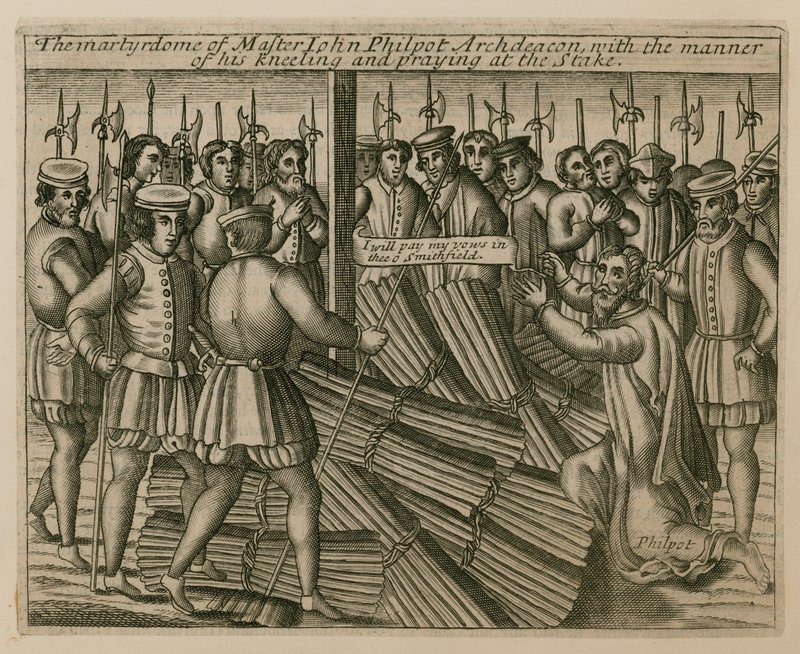 Smithfield Martyrs by English School