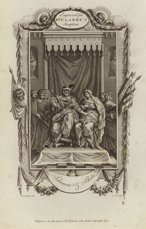 Solomon and Sheba by English School