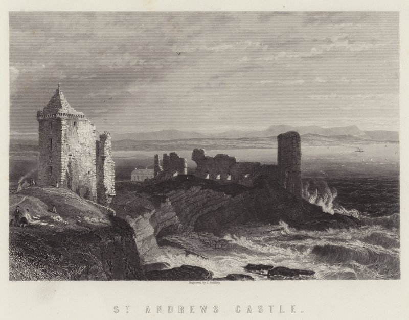St Andrews Castle by English School