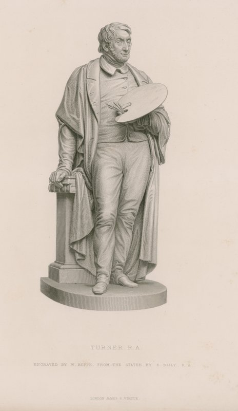 Statue of JMW Turner by English School