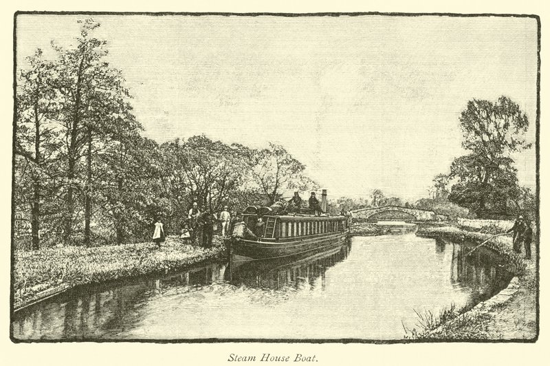 Steam House Boat by English School