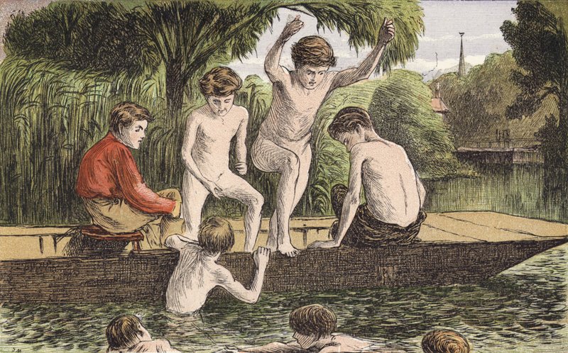 Swimming by English School