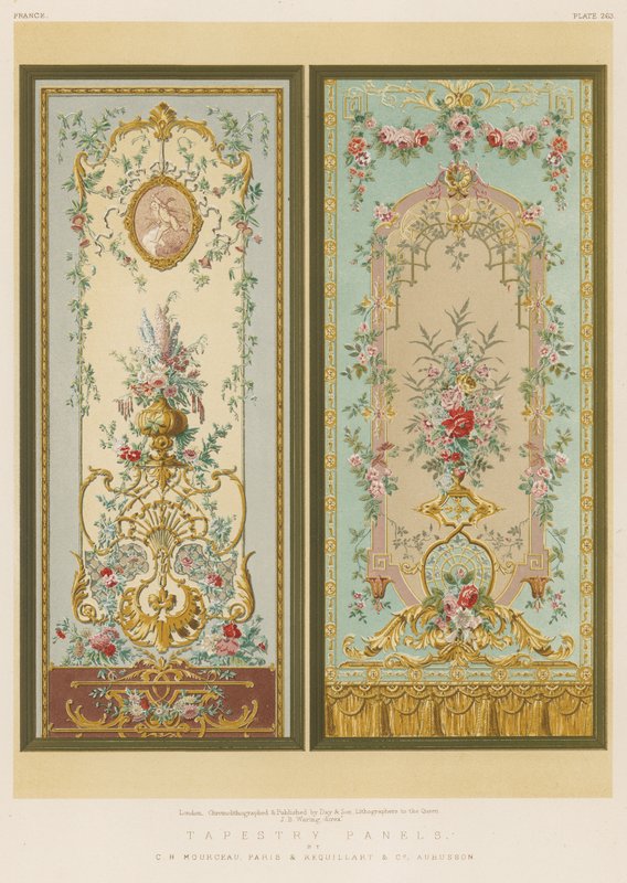 Tapestry Panels by English School