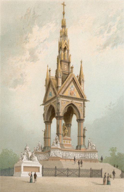The Albert Memorial by English School