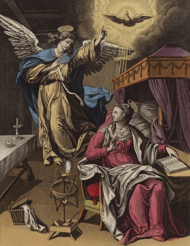 The Annunciation by English School