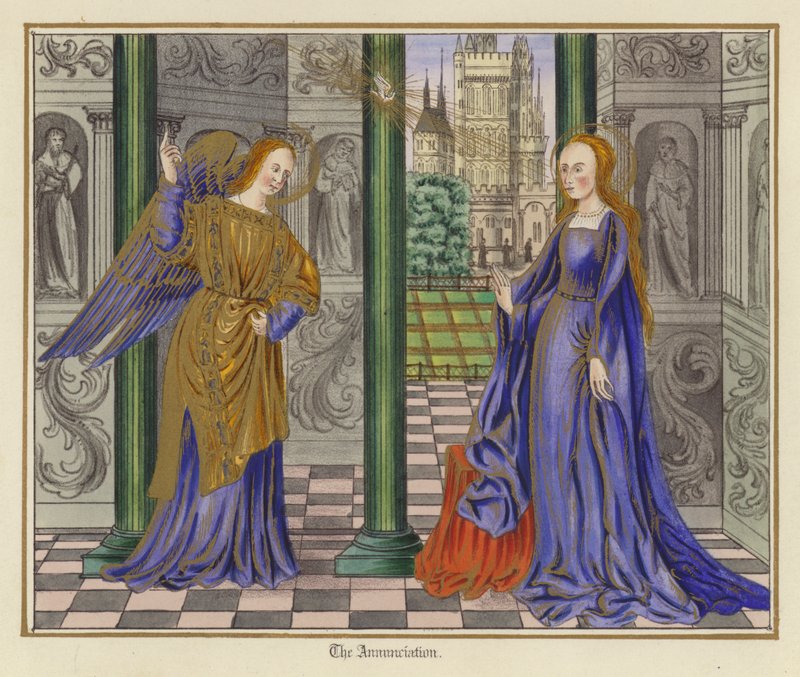 The Annunciation by English School