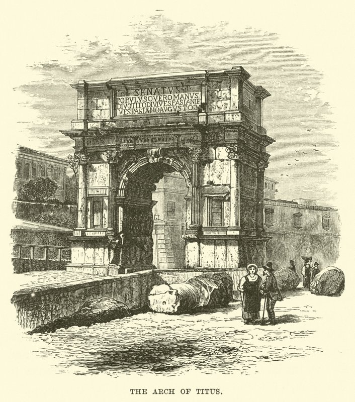 The Arch of Titus by English School