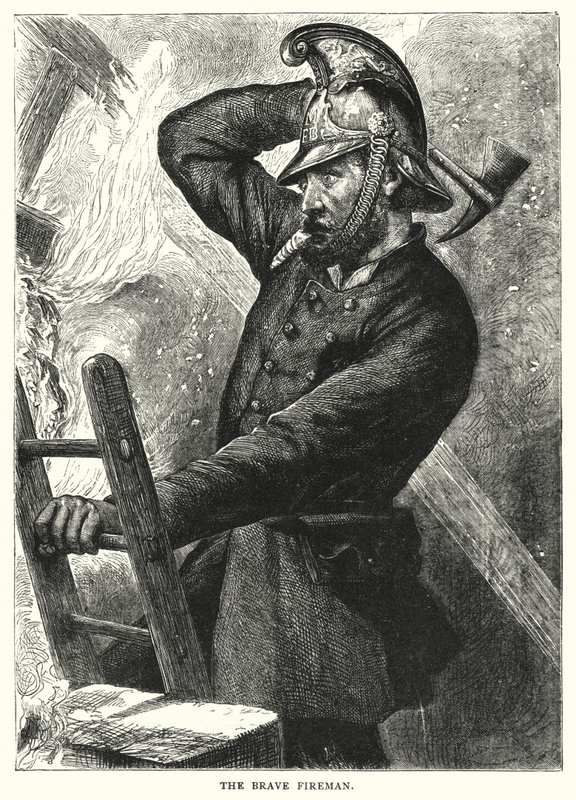 The Brave Fireman by English School
