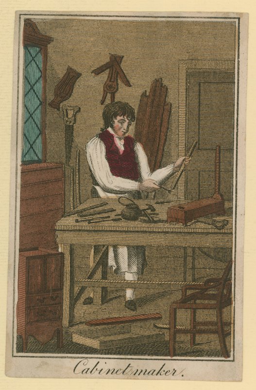 The Cabinet Maker by English School