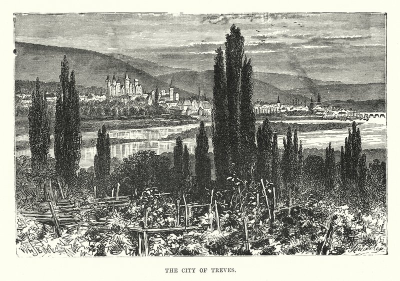 The City of Treves by English School