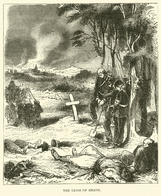 The Cross of Death by English School