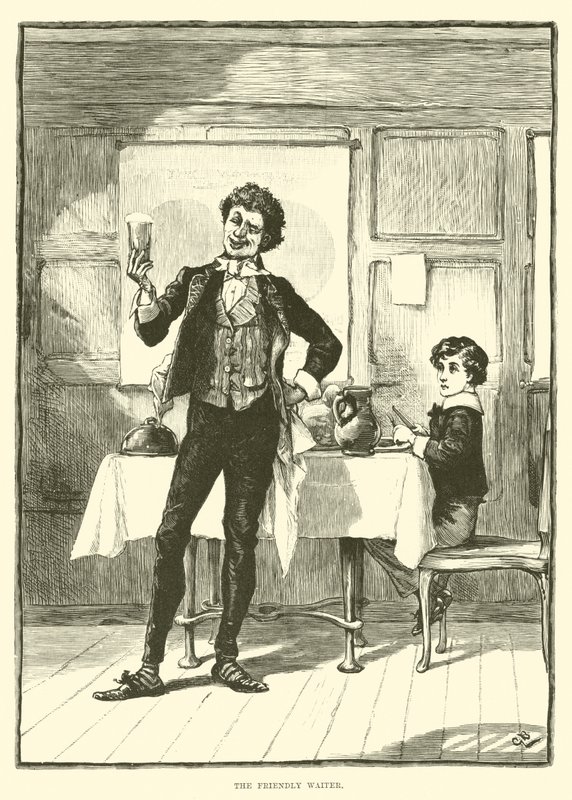 The Friendly Waiter by English School
