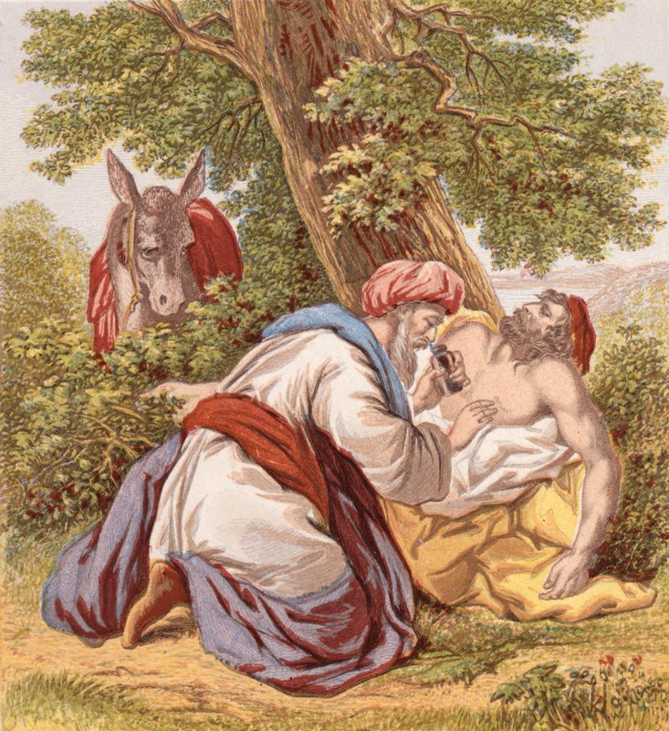 The Good Samaritan by English School