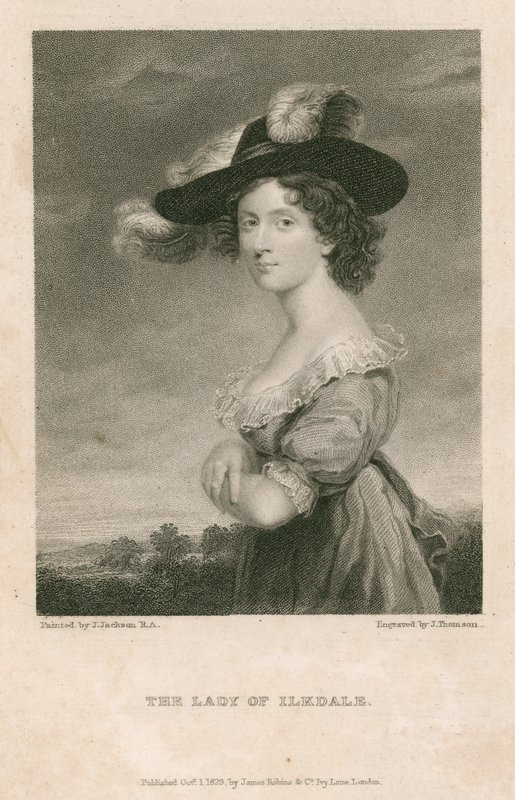 The Lady of Ilkdale by English School