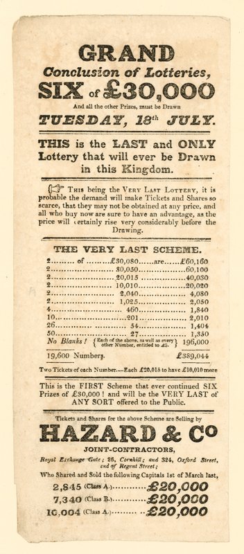 The Last Lottery by English School