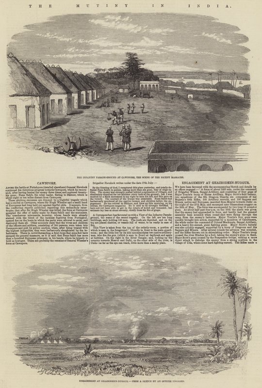 The Mutiny in India by English School