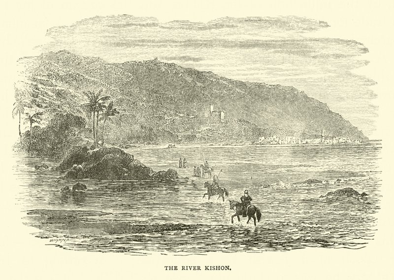The River Kishon by English School