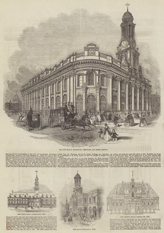 The Royal Exchange by English School