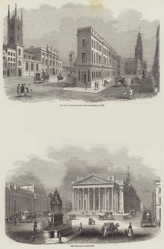 The Royal Exchange by English School