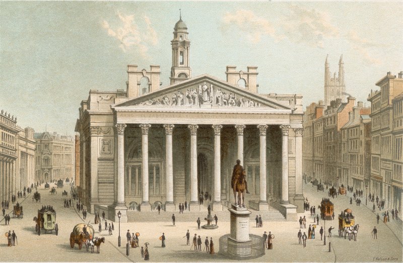 The Royal Exchange by English School