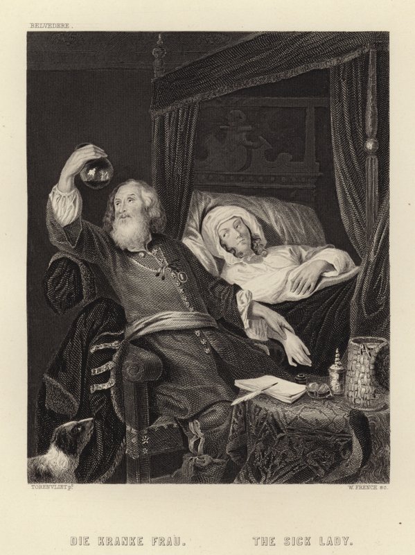 The Sick Lady by English School