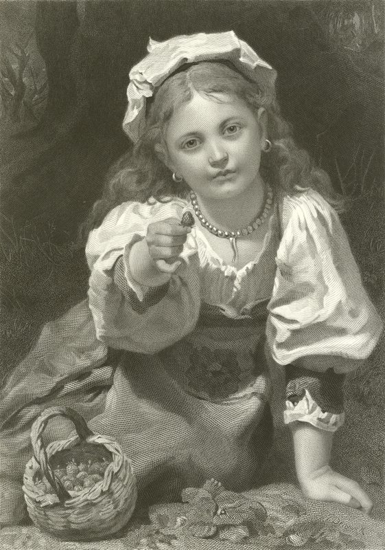The Strawberry Girl by English School