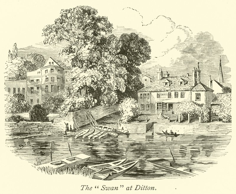 The Swan at Ditton by English School