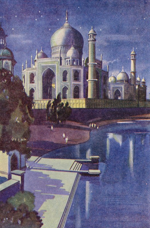 The Taj Mahal by English School