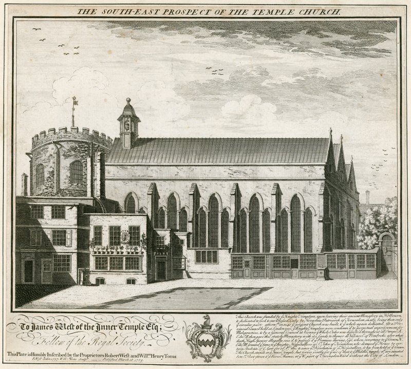 The Temple Church by English School