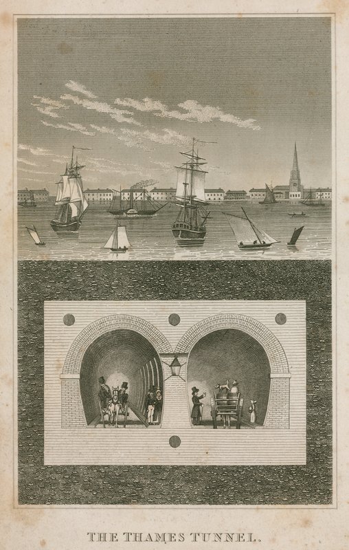 The Thames Tunnel by English School