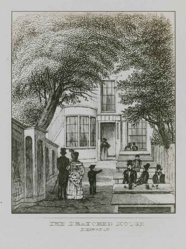 The Thatched House by English School