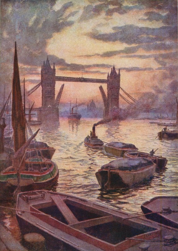 The Tower Bridge by English School