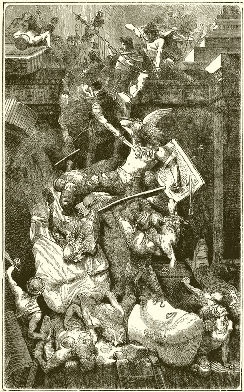 The Vandals in Rome by English School