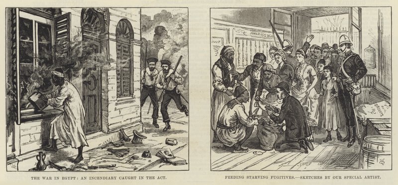 The War in Egypt by English School