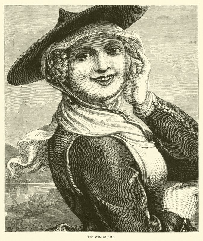 The Wife of Bath by English School