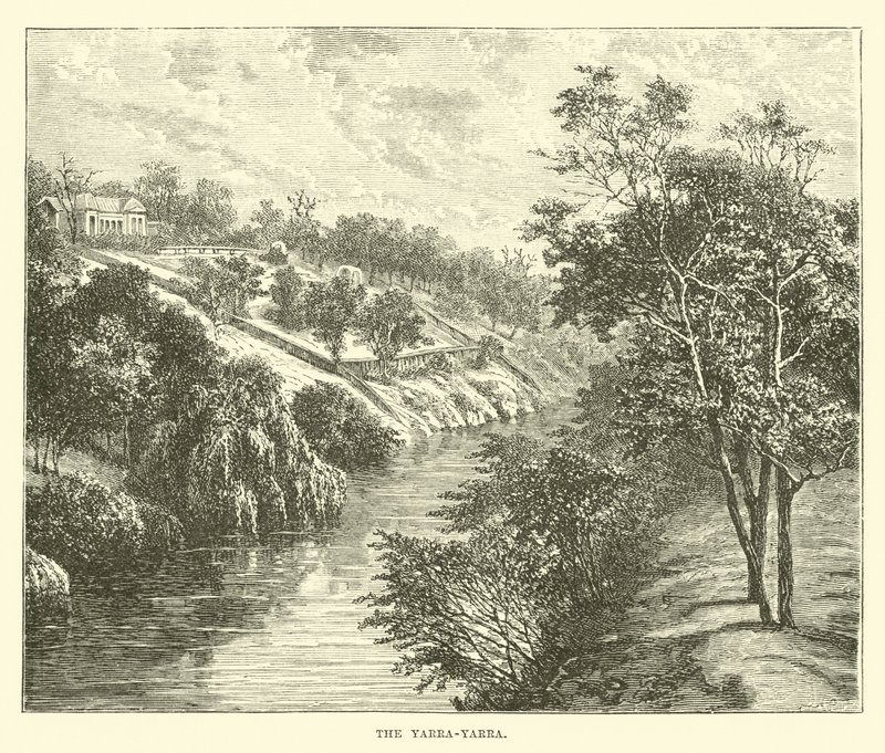 The Yarra-Yarra by English School